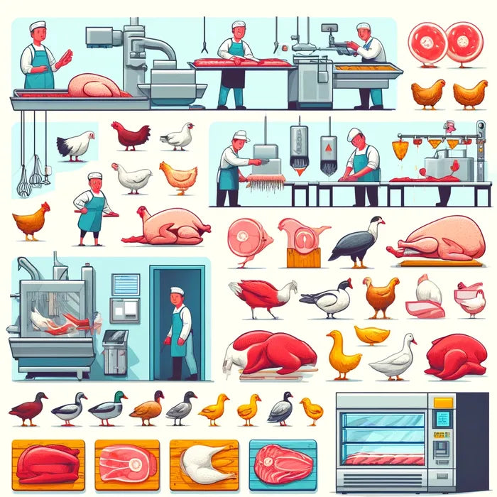 1012 - Processing and storage of poultry meat - 390 Manufacturers List