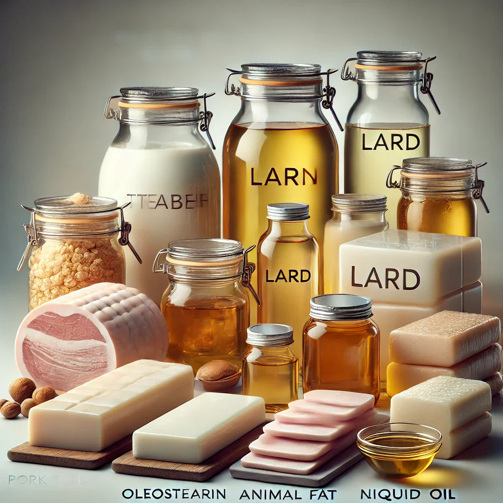 104111 - Pork tallow (stearin) lard oleostearin animal fat (oleo-oil) and non-edible liquid tallow (tallow oi - 3 Manufacturers List
