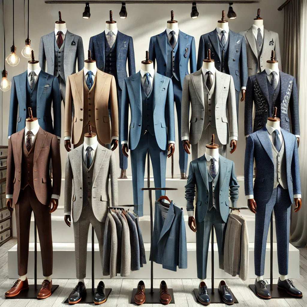 141322 - Suits and combination suits for men or boys made of textile fabrics (except knitted (knitwear) or cr - 179 Manufacturers List