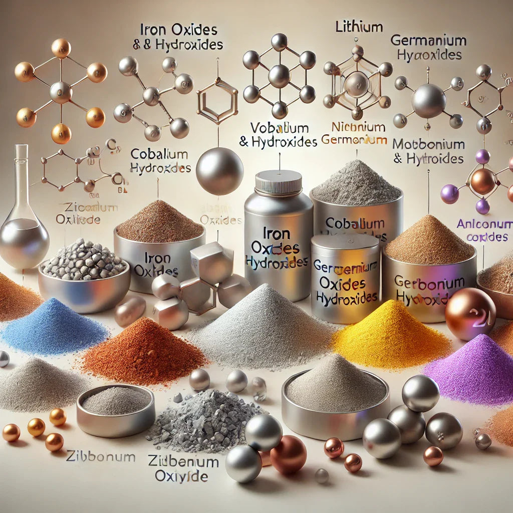 201219 - Other metal oxides peroxides and hydroxides - 32 Manufacturers List