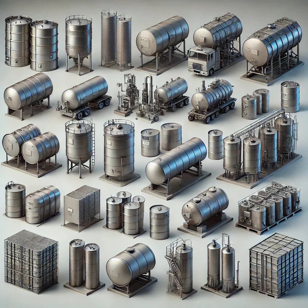 252911 - Reservoirs tanks barrels and similar containers (except for compressed or liquefied gases) of iron s - 1157 Manufacturers List