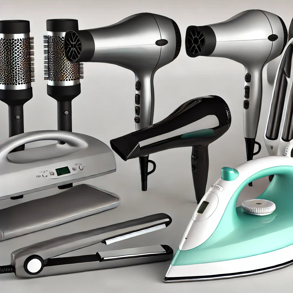 275123 - Electrothermal hair styling or hand dryers electric irons - 72 Manufacturers List
