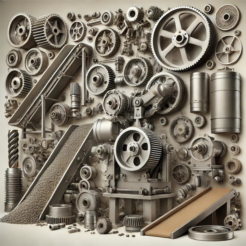 289262 - Parts of machines for sorting grinding mixing or other processing of soil stone and similar material - 221 Manufacturer List