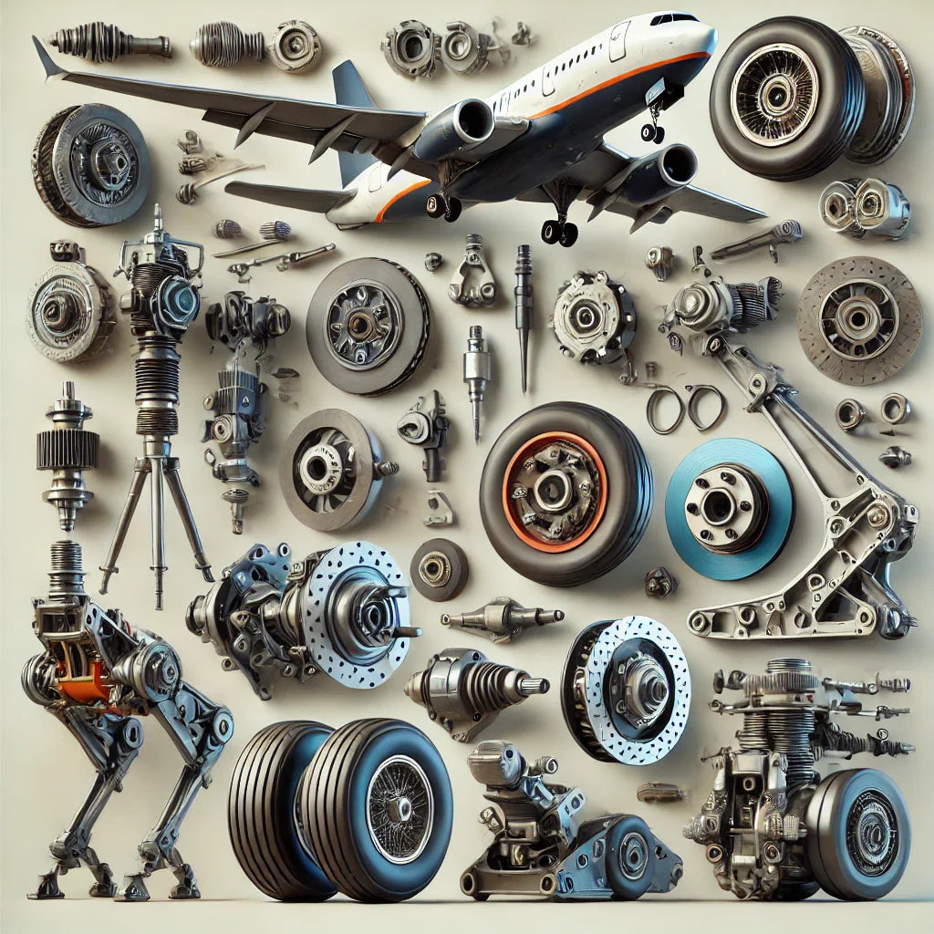 289939 - Aircraft take-off and landing gear brake assemblies and the like wheel balancing equipment special p - 1044 Manufacturers List