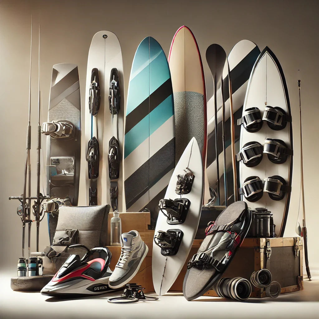 323013 - Water ski equipment surfboards windsurfers and other water sports specific equipment - 5 Manufacturers List