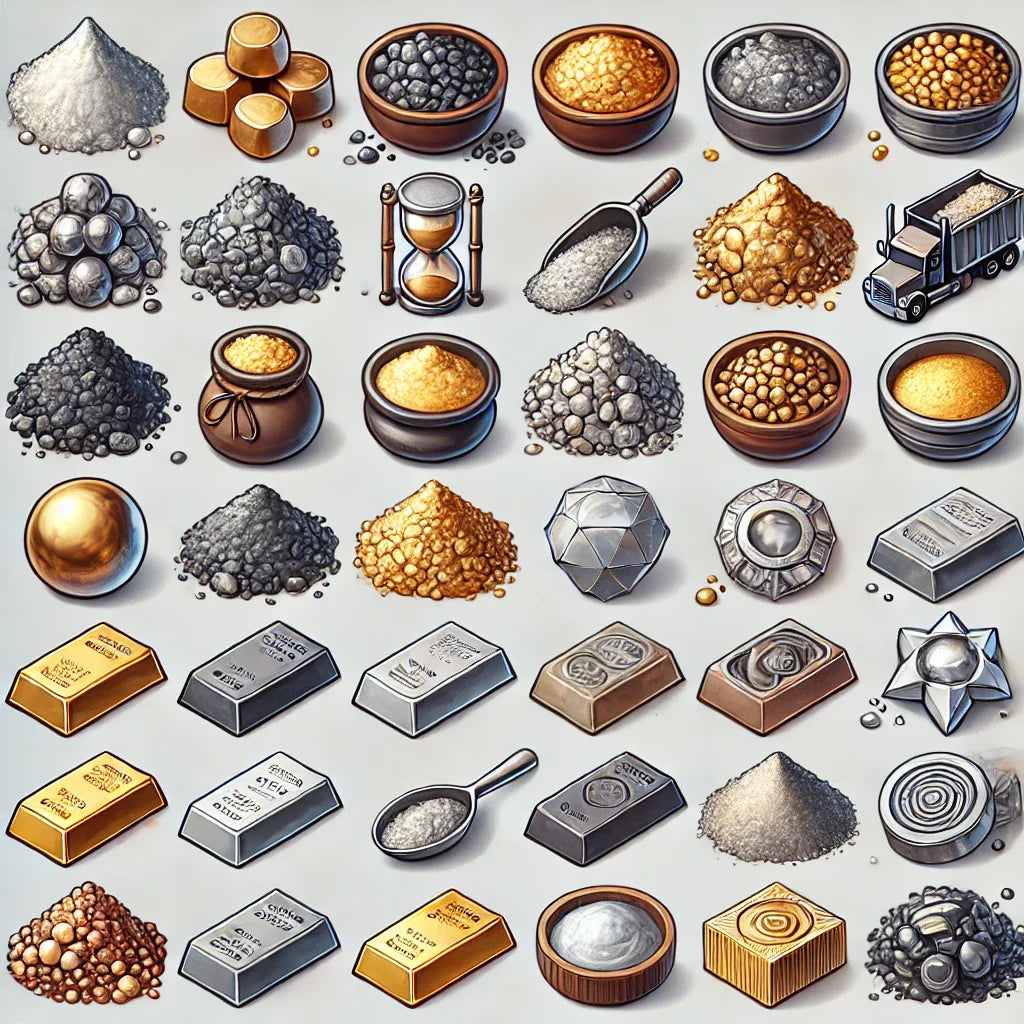 072914 - Precious metal ores and concentrates - 19 Manufacturers List