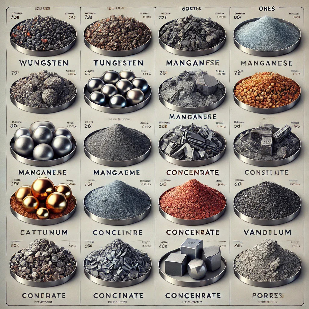 072919 - Other non-ferrous metal ores and concentrates not elsewhere classified - 176 Manufacturers List