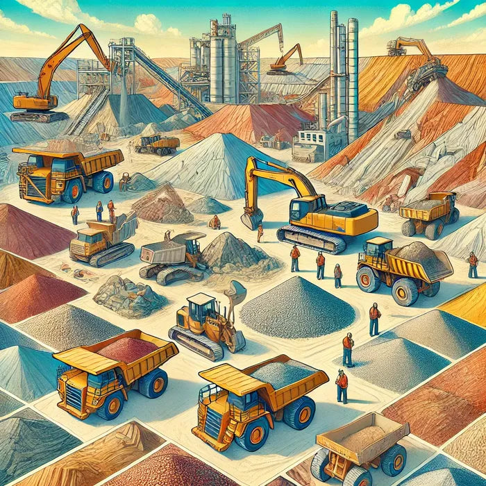 0812 - Activities of gravel and sand quarries extraction of clay and kaolin - 4629 Manufacturers List