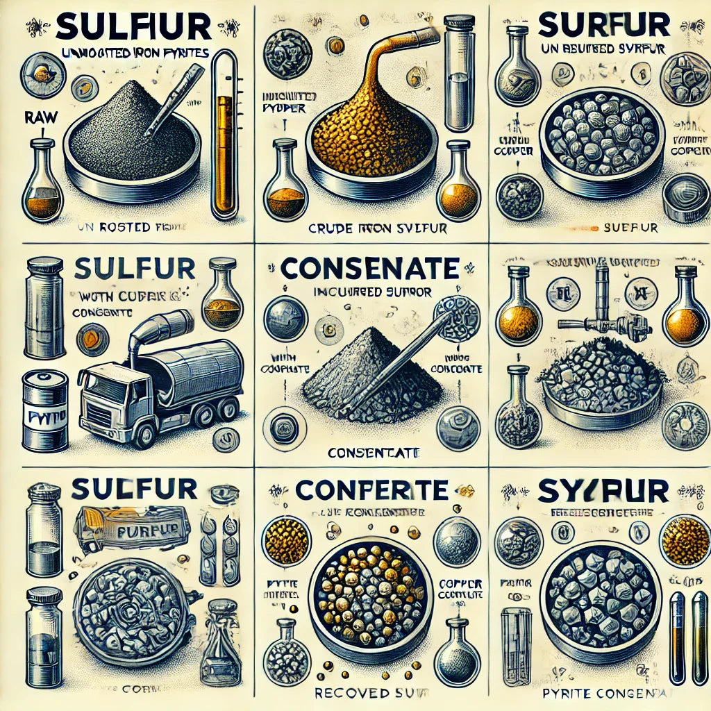 089112 - Unroasted iron pyrites crude or unrefined sulfur - 14 Manufacturers List