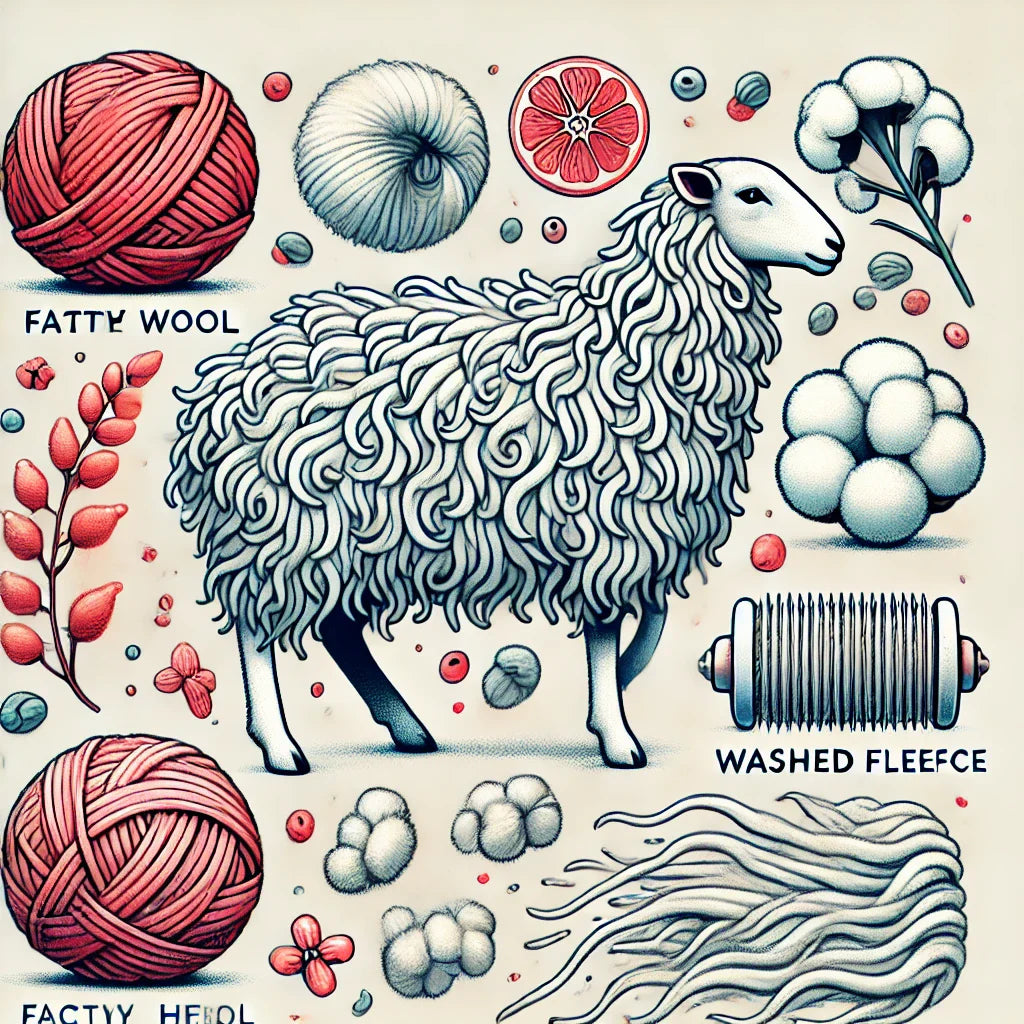 101141 - Fatty wool from hides including washed fleece - 3 Manufacturers List