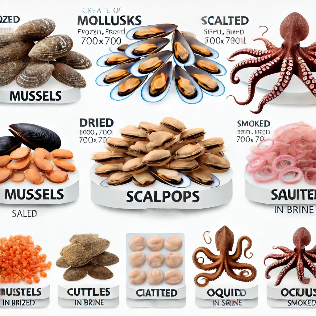 102032 - Molluscs frozen dried salted or pickled smoked - 44 Manufacturers List