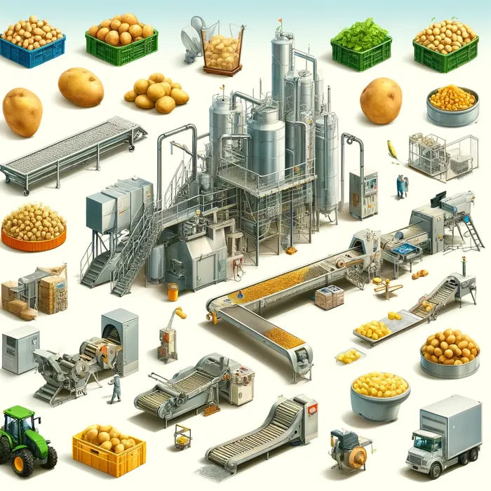 1031 - Processing and storage of potatoes - 64 Manufacturers List