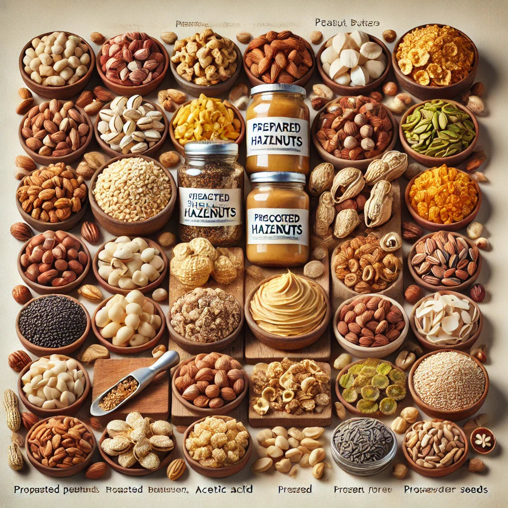 103923 - Nuts and peanuts (roasted salted or otherwise prepared) - 1607 Manufacturers List