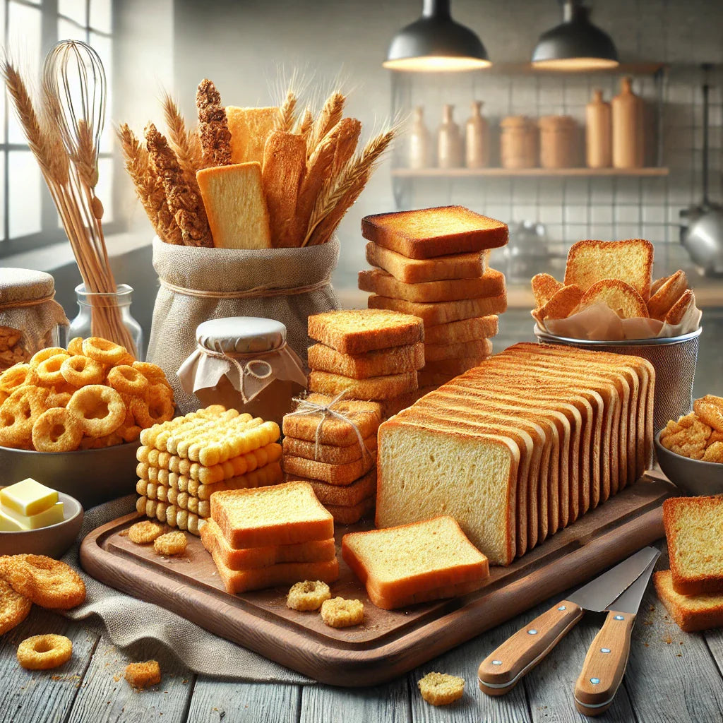 107211 - Crisp bread rusks toast and similar fried products - 106 Manufacturers List