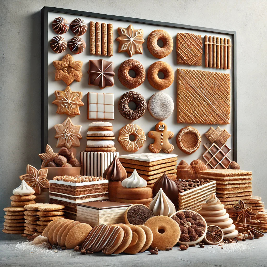107212 - Gingerbread and the like sweet biscuits wafer and paper halva - 215 Manufacturers List