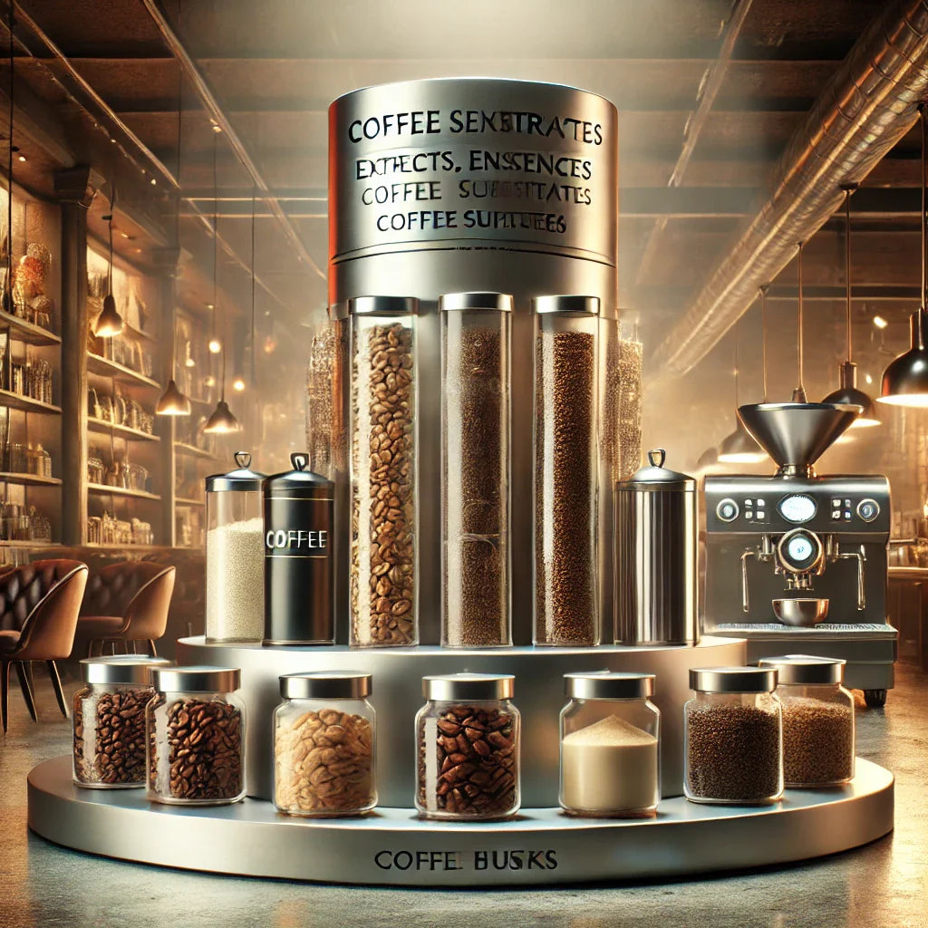 108312 - Coffee substitutes extracts essences and concentrates of coffee and coffee substitutes coffee husks  - 131 Manufacturer List