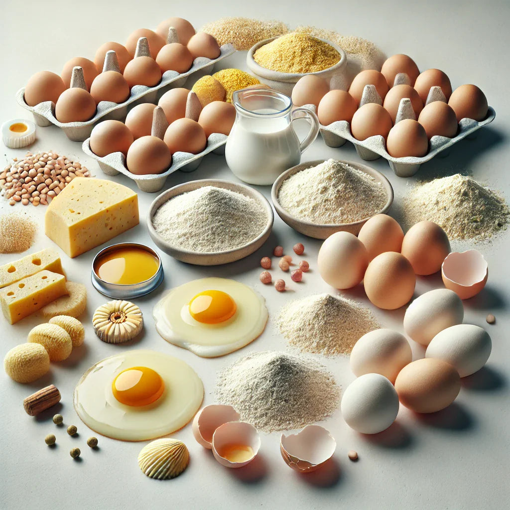 108912 - Eggs and egg yolks (fresh or preserved) shell eggs (preserved or cooked) egg whites (albumin) - 15 Manufacturers List