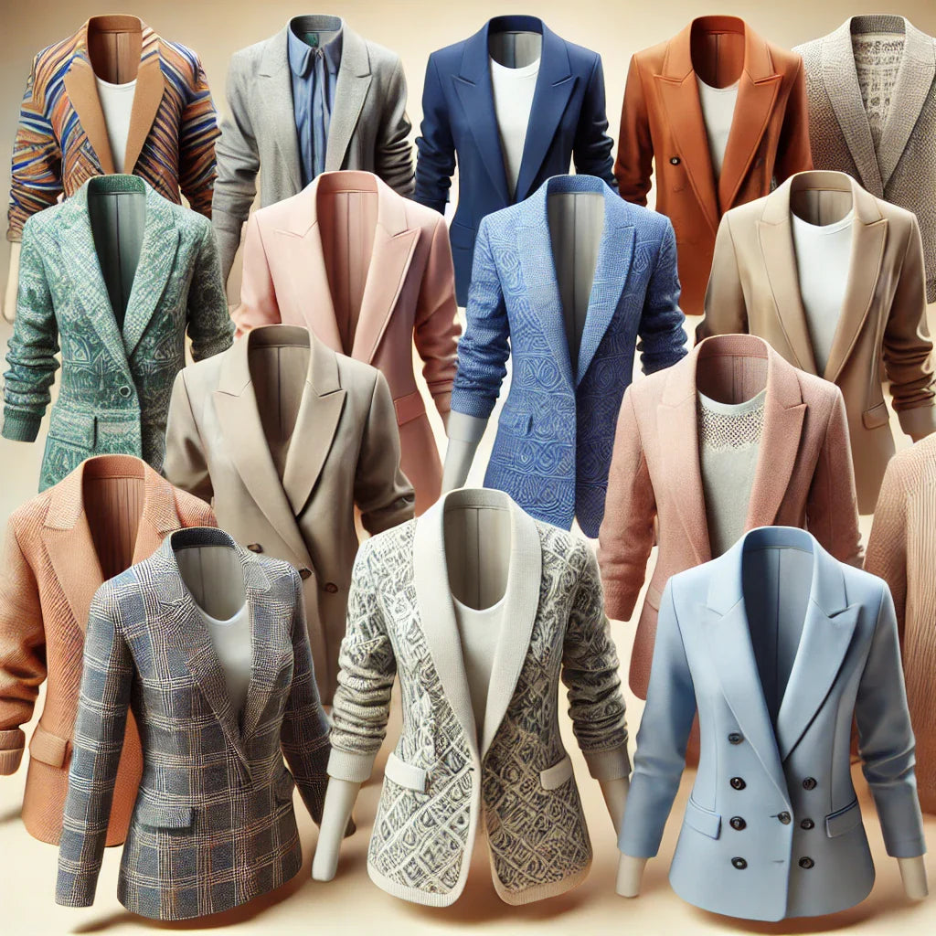 141333 - Jackets and blazers for women or girls made of textile fabrics (except knitted (knitwear) or crochet - 976 Manufacturers List