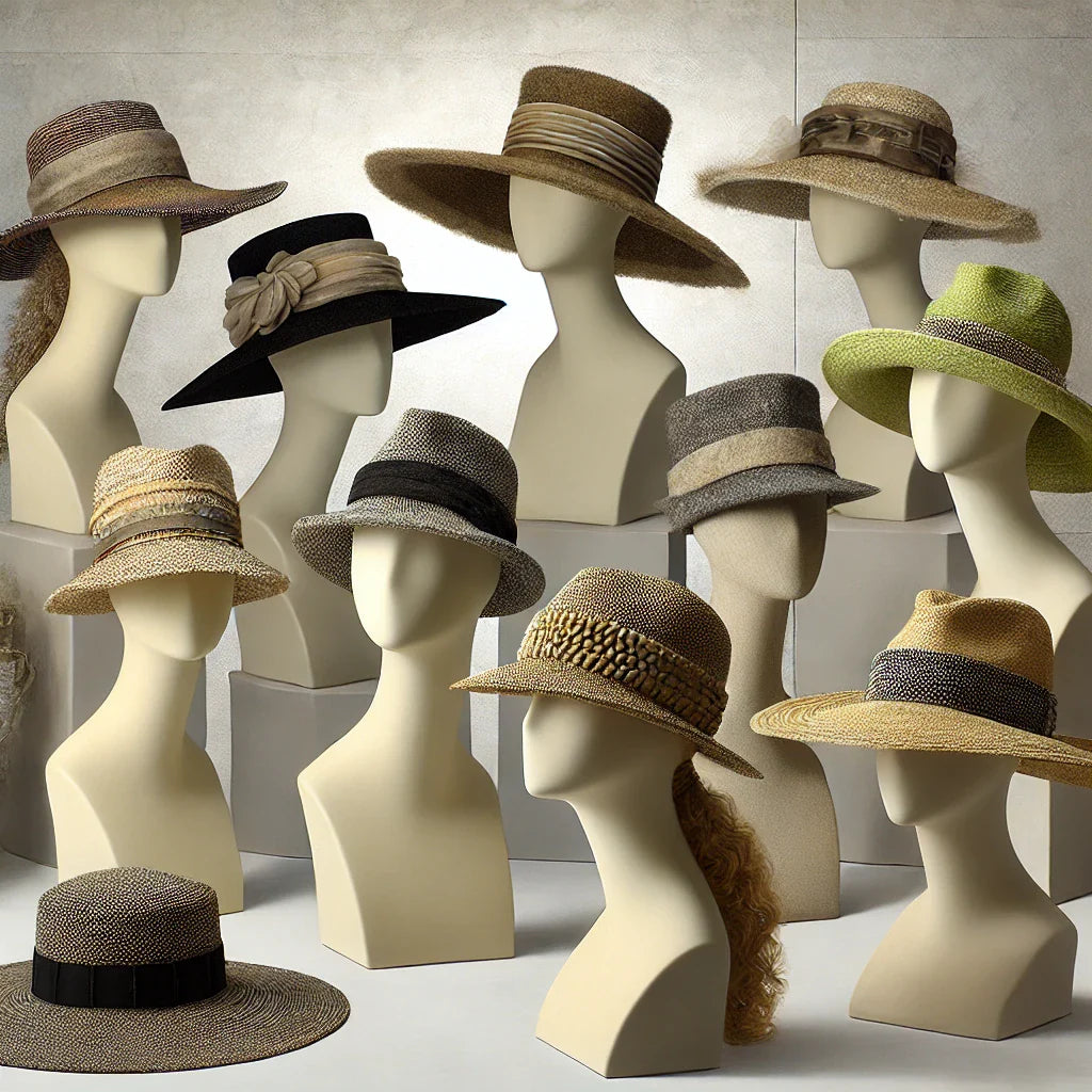 141942 - Hats and other headgear (made of felt wicker etc. made by knitting or crocheting strips of any mater - 374 Manufacturers List
