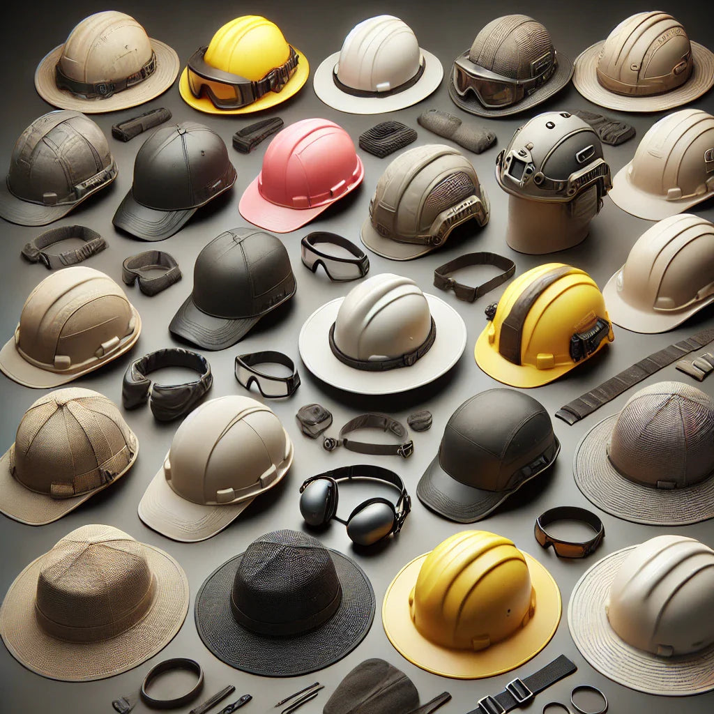 141943 - Other headgear (excluding rubber or plastic headgear safety headgear and asbestos headgear) stripes  - 96 Manufacturers List