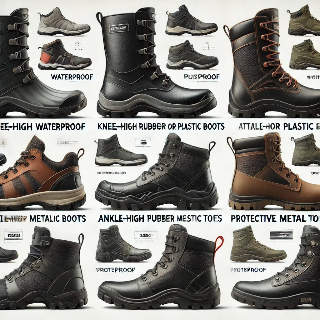 152011 - Waterproof shoes boots etc. with rubber or plastic soles and uppers (except those with protective me - 44 Manufacturers List