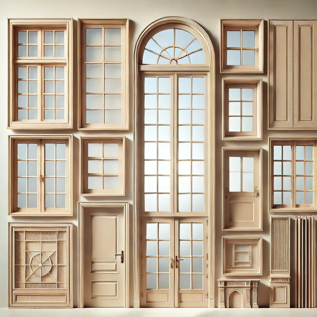 162311 - Windows doors with windows (French windows) and their frames and doors and their frames and sills (m - 1836 Manufacturers List