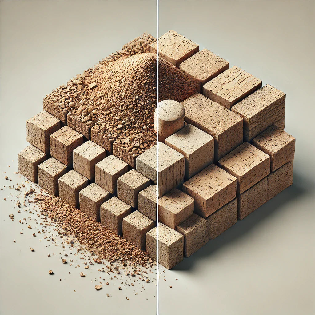 162921 - Natural cork (with the outer skin removed or roughly angularized or in the form of blocks slabs shee - 3 Manufacturers List