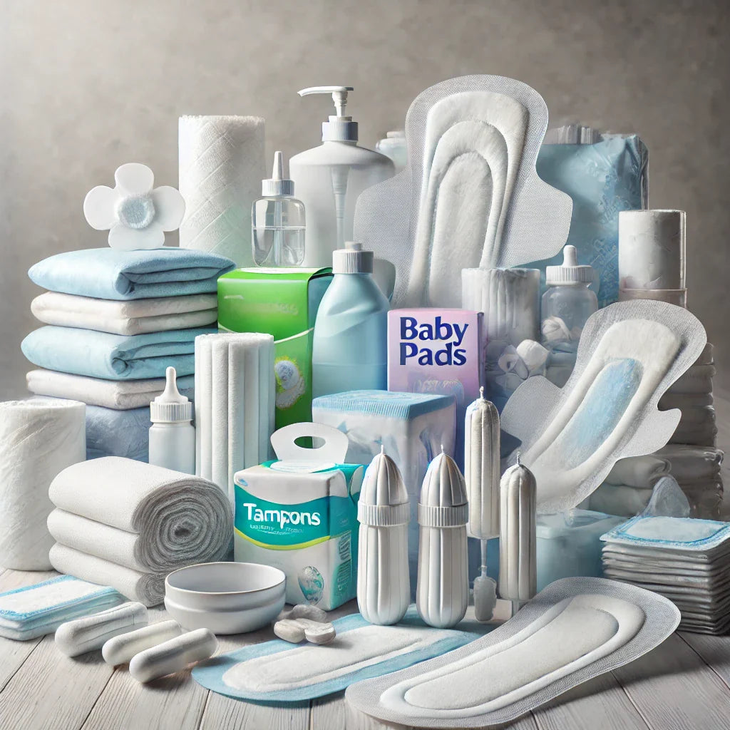 172212 - Sanitary towels and tampons pads and diapers for babies and similar sanitary products clothing and c - 234 Manufacturers List