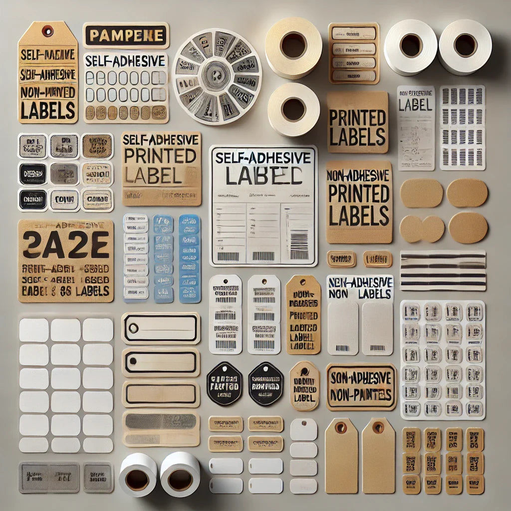 172911 - Labels made of paper or cardboard - 568 Manufacturers List