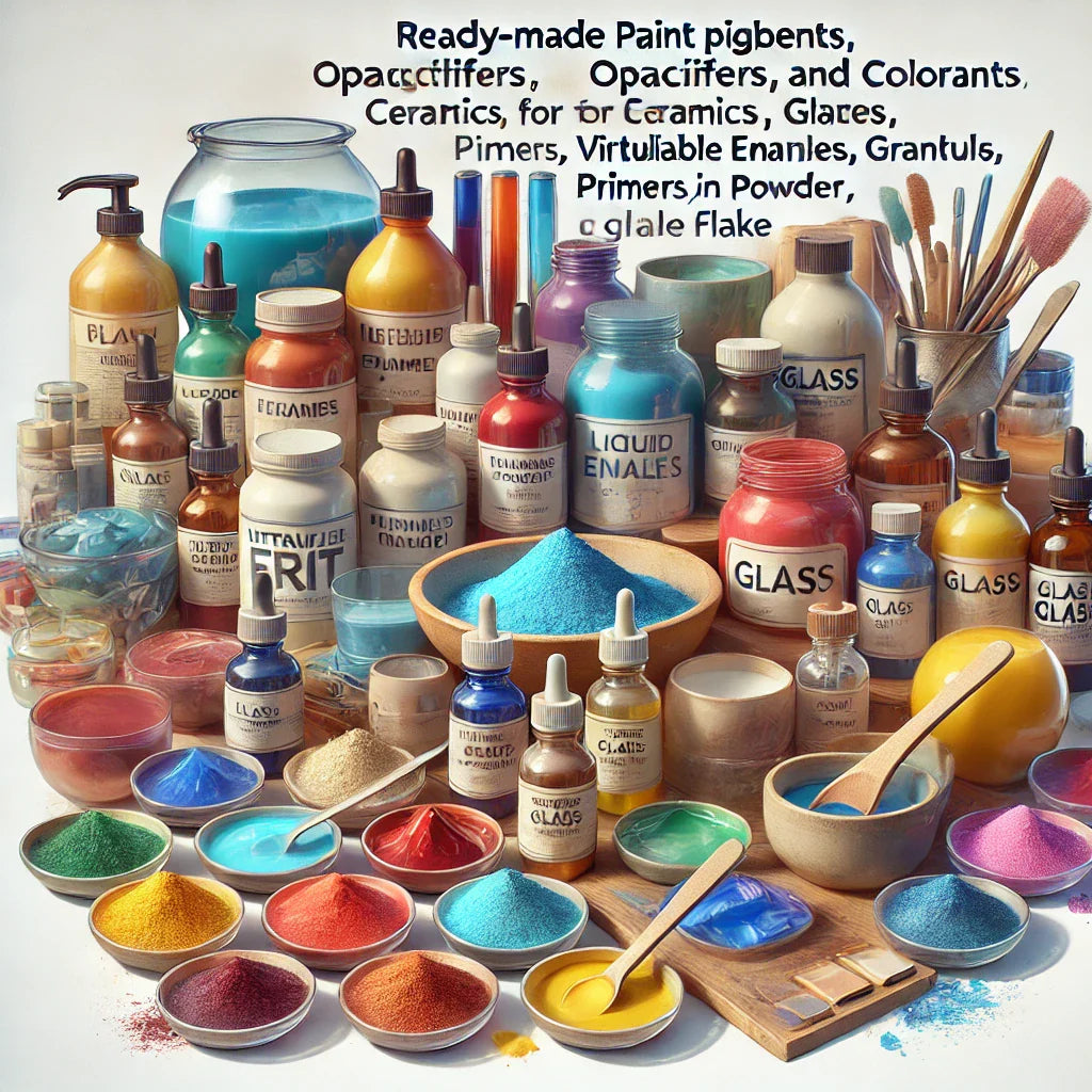 203021 - Ready-made paint pigments matting agents (opacifiers) and colorants glassable enamels and glazes pri - 42 Manufacturers List