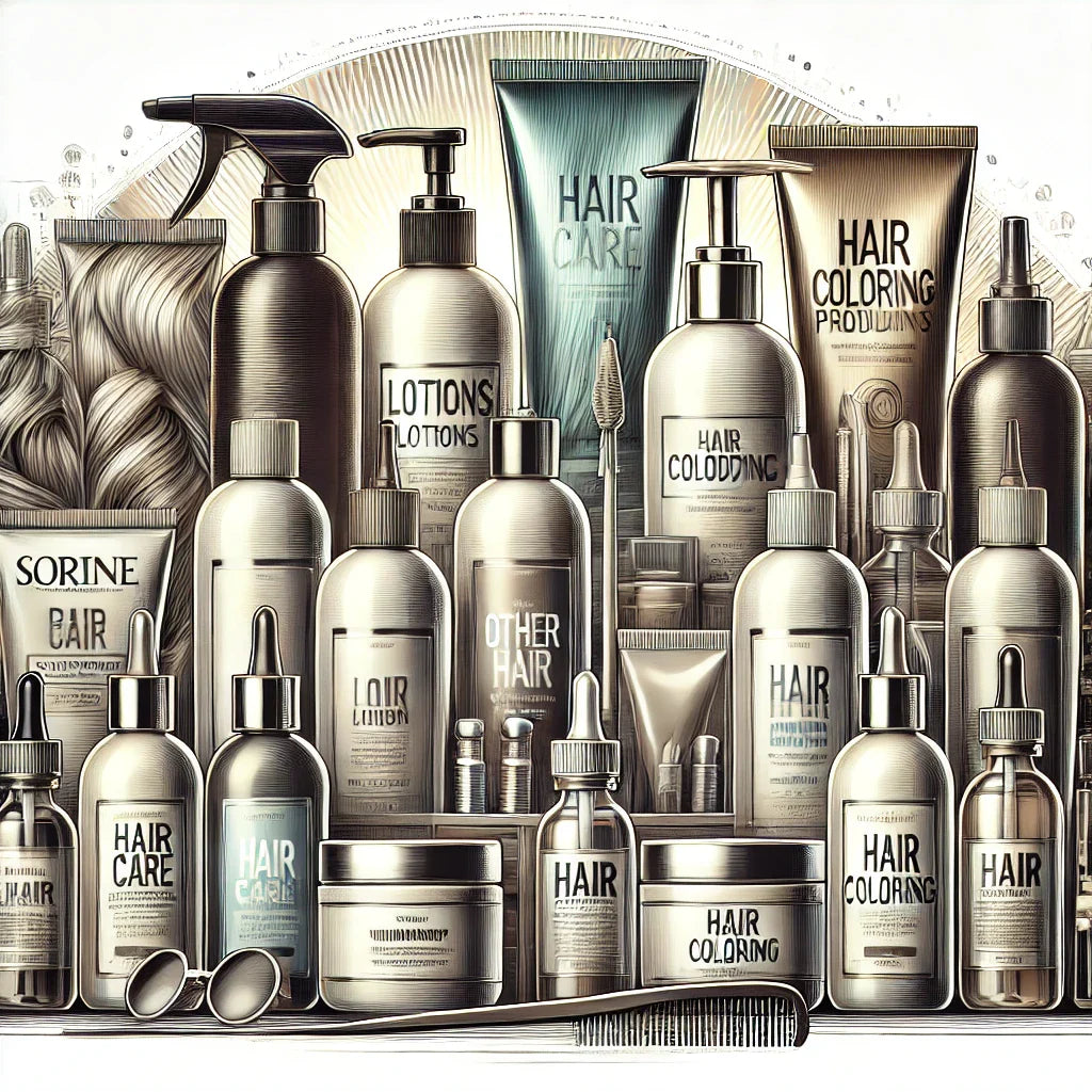 204217 - Lotions and other preparations for hair not elsewhere classified (including hair coloring products) - 345 Manufacturers List
