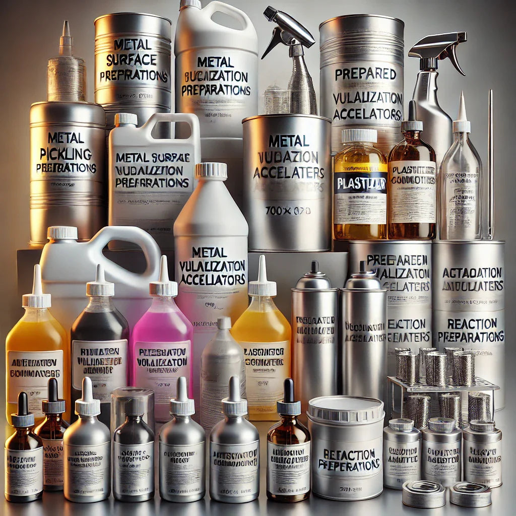 205956 - Pickling (cleaning) preparations fluxes ready-made vulcanization accelerating agents plasticizing co - 269 Manufacturers List