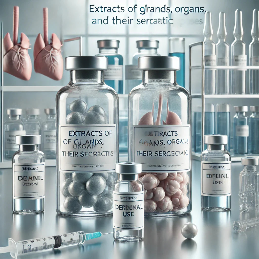 211060 - Glands and other organs and their extracts and other substances of human and animal origin not elsew - 8 Manufacturers List