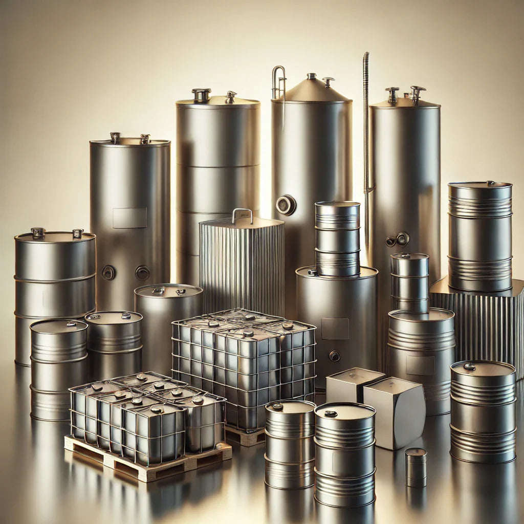 259111 - Tanks barrels drums casks cans boxes and similar containers for any substance (except for gas) of ir - 223 Manufacturers List