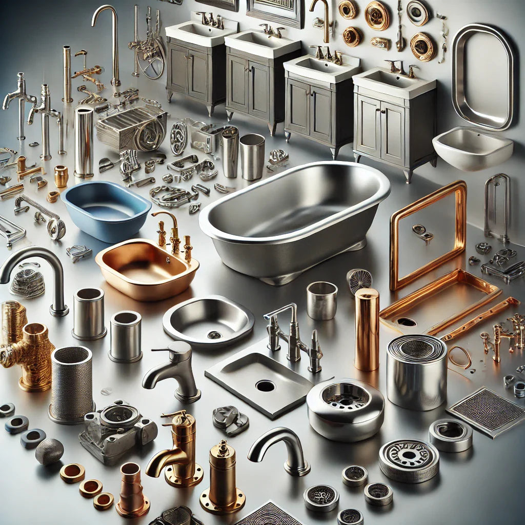 259911 - Sinks washbasins bathtubs and other sanitary products and their parts (iron steel copper or aluminum - 203 Manufacturers List