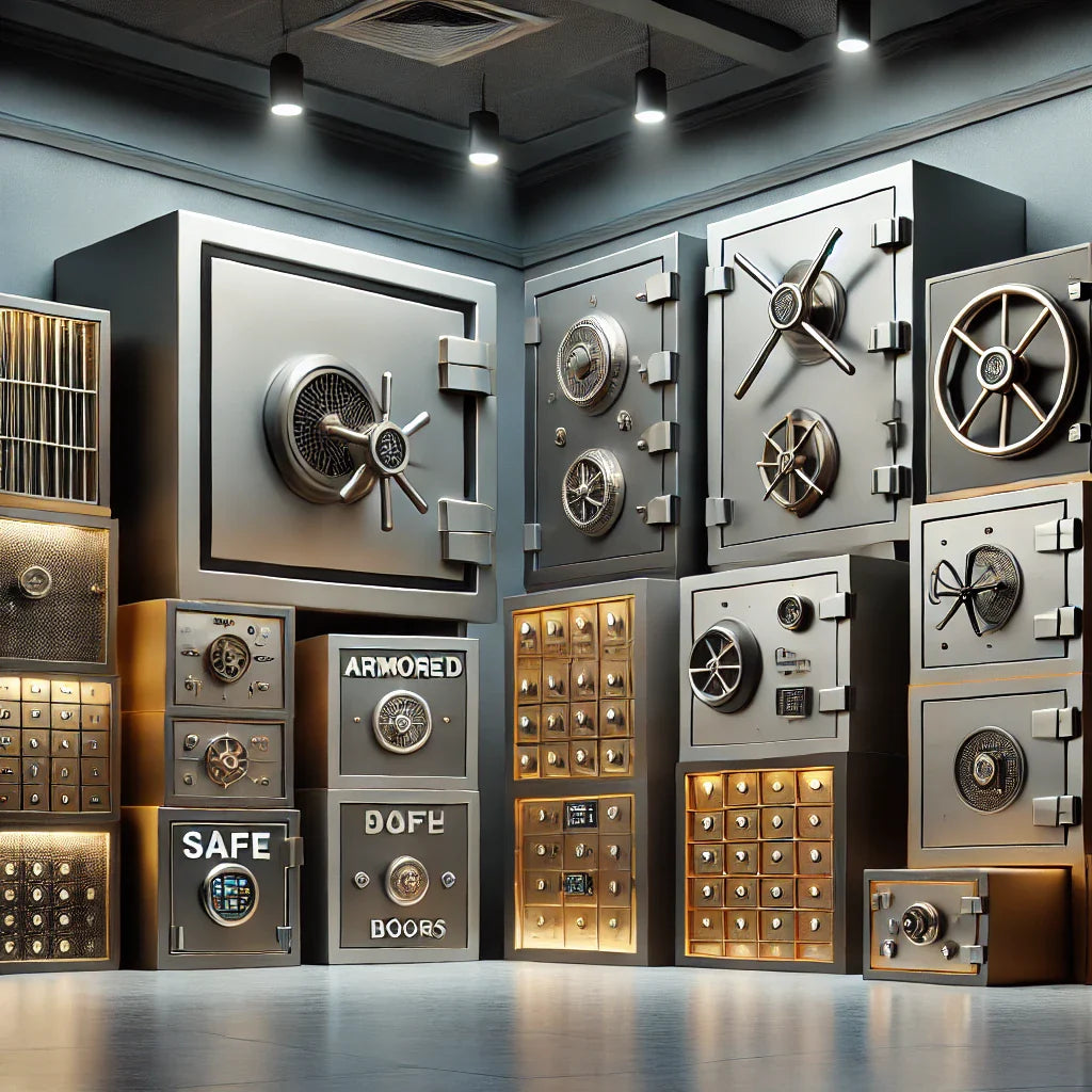 259921 - Armored or reinforced safes and boxes and armored or reinforced doors for vaults and lock boxes and  - 54 Manufacturers List