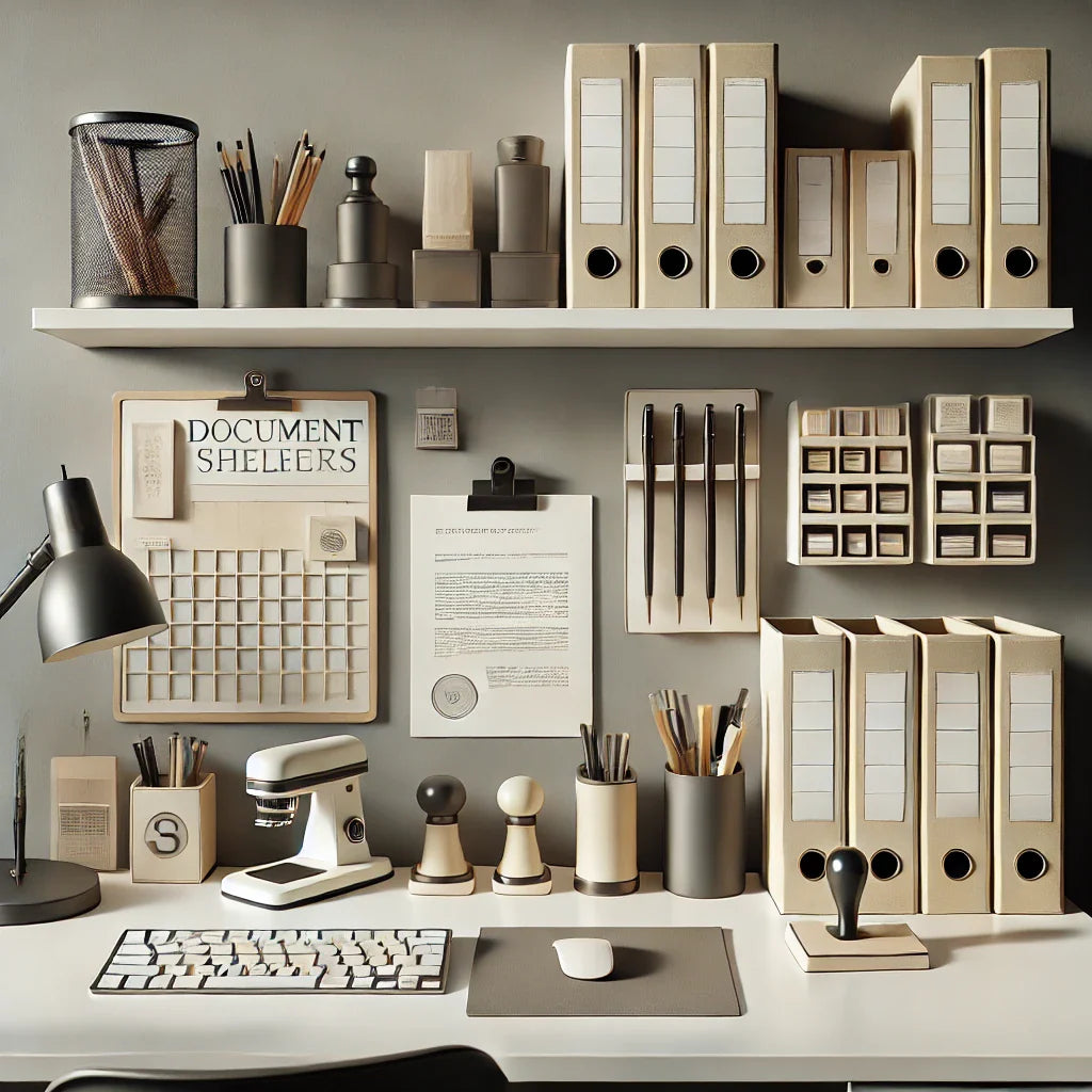 259922 - Document shelves paper supports pencil holders pencil holders stamps and similar office and desk equ - 5 Manufacturers List