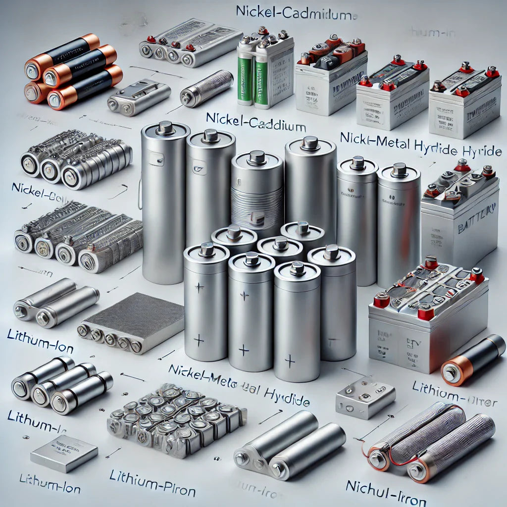 272023 - Nickel cadmium nickel metal hydride lithium-ion lithium polymer nickel iron and other electric accum - 43 Manufacturers List