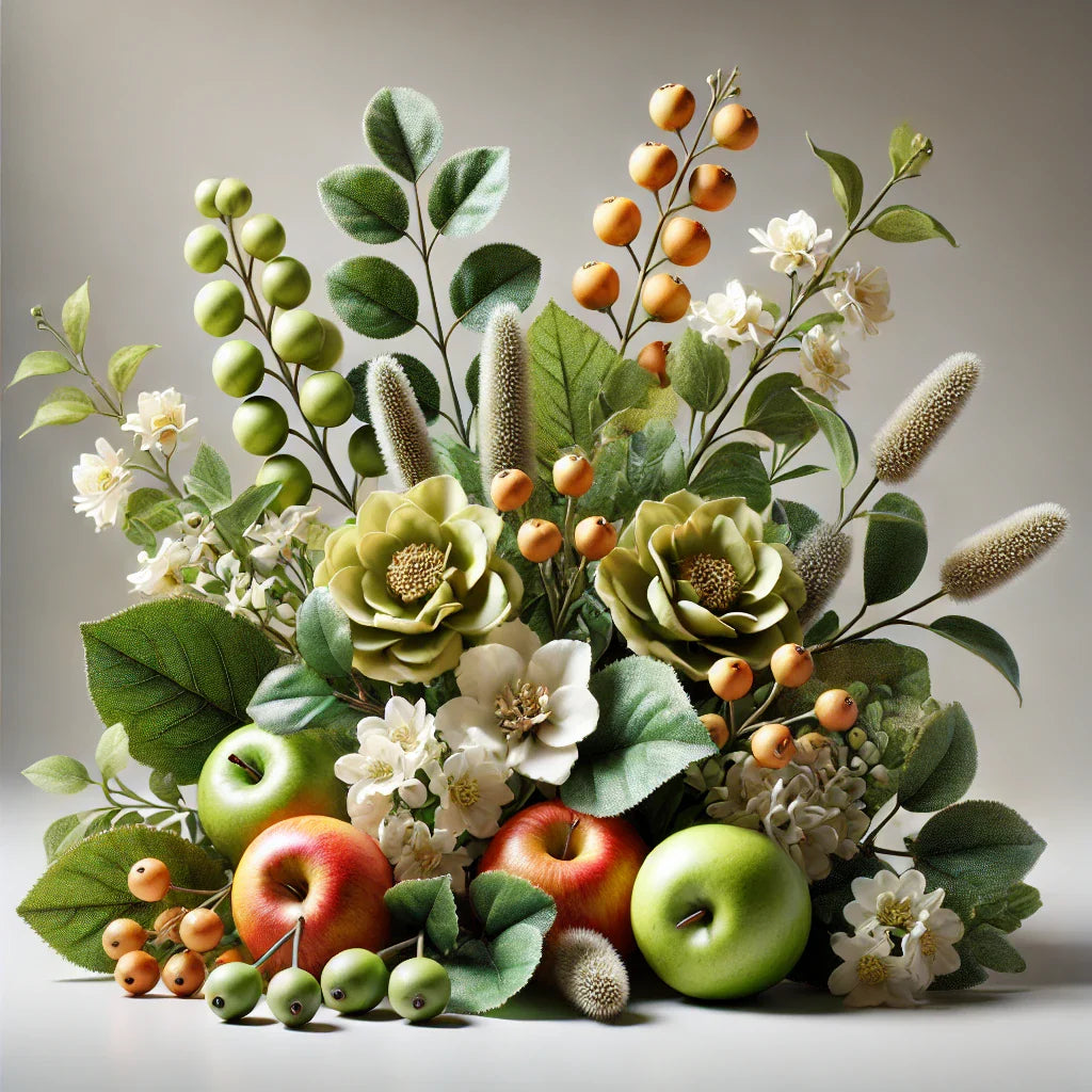329955 - Made flowers leaves fruits and their parts - 8 Manufacturers List